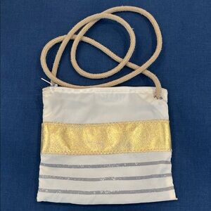 Sea Bags Maine Grey Mariner stripe crossbody